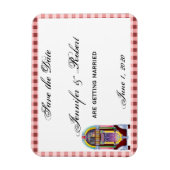 1950sヴィンテージ・ジュークボックス日付の保存 マグネット (縦)