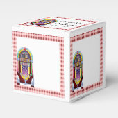 1950sヴィンテージ・ジュークボックス・結婚式の引き出物・ボックス フェイバーボックス (正面サイド)