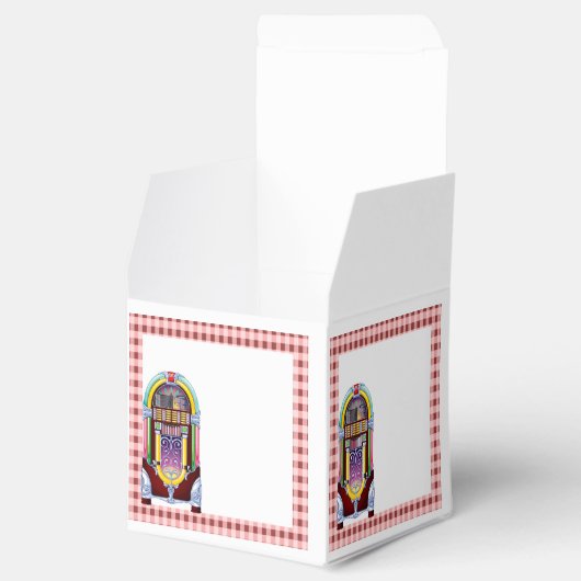 1950sヴィンテージ・ジュークボックス・結婚式の引き出物・ボックス フェイバーボックス (オープン)