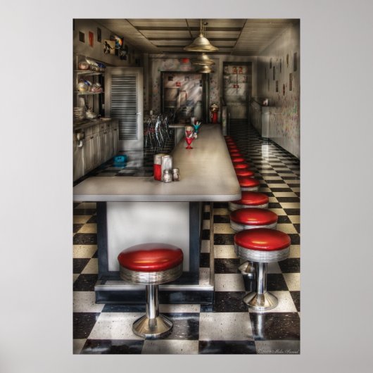 1950's – アイスクリームパーラー ポスター (正面)