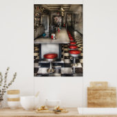 1950's – アイスクリームパーラー ポスター (キッチン)