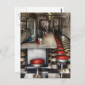 1950's – アイスクリームパーラー ポストカード (正面/裏面)