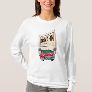 1950s-スタイルドライブインムービー tシャツ