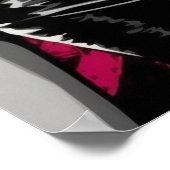 1950s/60sアートポップ・アートのピンナップパーソナライズされた ポスター (角)