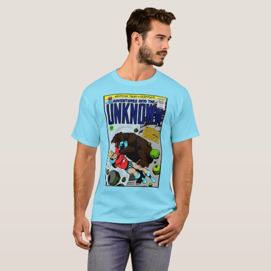 1950's 'Adventure into the Unknown' Comic T-Shirt Tシャツ (正面フル)