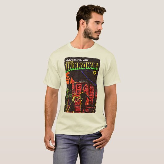 1950's Adventures into the UNKNOWN! T-Shirt Tシャツ (正面フル)