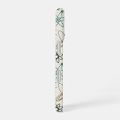 1950s Atomic Era Space Age Mid-century Pattern iPhone 16ケース (右側面)
