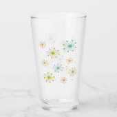 1950s Atomic Fireworks Starbursts Mid Century タンブラーグラス (裏面)