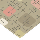 1950s Eames Era Art Crosshairs Botanical ショートテーブルランナー (コーナー)