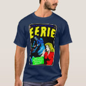 1950's 'EERIE' Horror Comics T-Shirt Tシャツ (正面)