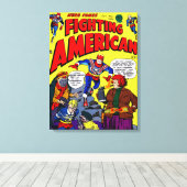1950's Fighting American Canvas Print  キャンバスプリント (インサイチュ (ウッドフロア))