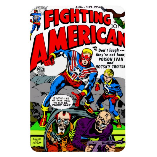1950's 'Fighting American' Magnet マグネット (縦)