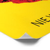 1950s German Election Poster Never again! Labour ポスター (角)