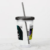 1950's HORROR Comics Acrylic Tumbler アクリルタンブラー (左)