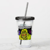 1950's HORROR Comics Acrylic Tumbler アクリルタンブラー (裏面)