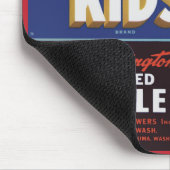 1950s Hyland Kids Washington Appleラベルプリント マウスパッド (コーナー)