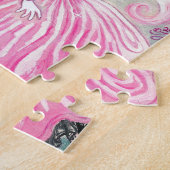 1950's poodle skirt girl ジグソーパズル (側面)