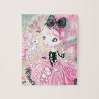 1950's poodle skirt girl ジグソーパズル