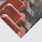 1950s Retro American Diner Watercolor 薄葉紙 (詳細)