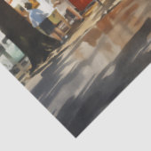 1950s Retro American Diner Watercolor 薄葉紙 (詳細)