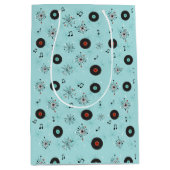 1950s Retro Music Records ミディアムペーパーバッグ (正面)