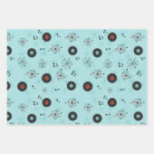 1950s Retro Music Records ラッピングペーパーシート (正面2)