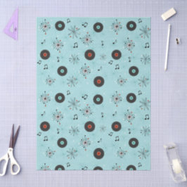 1950s Retro Music Records 薄葉紙