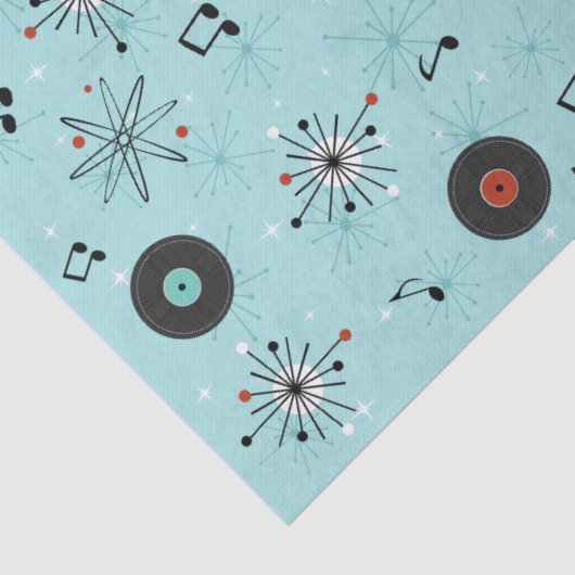 1950s Retro Music Records 薄葉紙 (詳細)