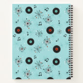 1950's Retro Rock 'n' Roll Music ノートブック (裏面)