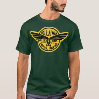 1950s RollAWayローラースケートで滑る Tシャツ