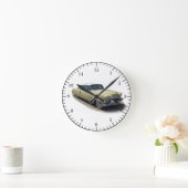 1950s S61クラシック車時計 ラウンド壁時計 (ホーム)