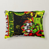 1950's SPACE Adventures Comic Pillow アクセントクッション (正面)