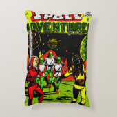 1950's SPACE Adventures Comic Pillow アクセントクッション (裏面(縦))