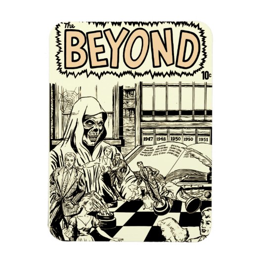 1950's *The BEYOND*ホラー漫画マグネット マグネット (縦)