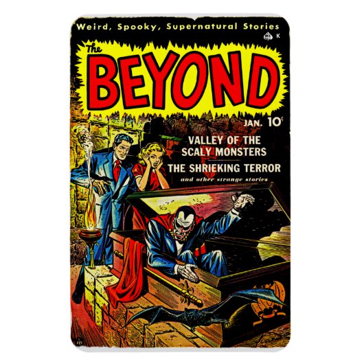 1950's *The BEYOND*ホラー漫画マグネット マグネット (縦)