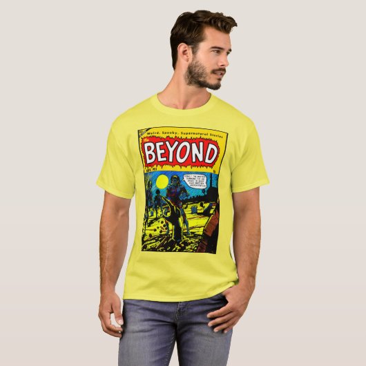 1950's 'The BEYOND' Horror Comic T-Shirt Tシャツ (正面フル)
