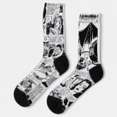 1950's Vampire's Daughter Horror Comic Socks ソックス (左)
