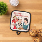 1950s Vintage Sailor and Housewife 鍋敷き (トップダウン)