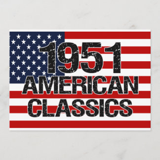 1951のアメリカのクラシックの招待状 招待状