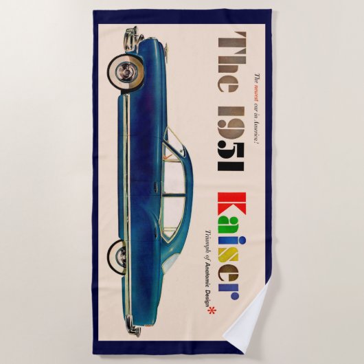 1951カイザー ビーチタオル (正面)