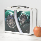 1951クラシック年ピックアップトラックダッシュボード メタルランチボックス (インサイチュ)