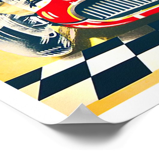 1951サンレモイタリアグランプリヴィンテージレース ポスター (角)