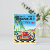 1951サンレモイタリアグランプリヴィンテージレース ポストカード (スタンド正面)