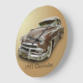 1951シボレー ラージ壁時計 (傾斜)