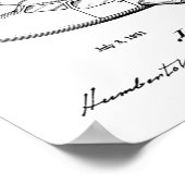 1951トッププロップ飛行機特許スケッチプリント ポスター (角)