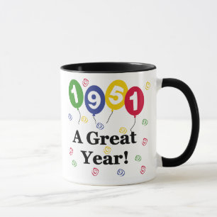 1951年すばらしい年の誕生日 マグカップ
