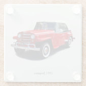 1951年ジェプスターのトップアップガラスコースター ガラスコースター (裏面)