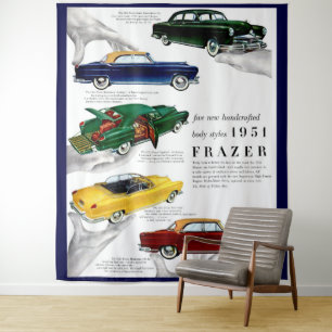 1951年フレーザー自動車広告 タペストリー