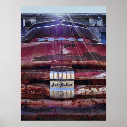 1951年業務用ダッジピックアップトラック ポスター (正面)