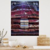 1951年業務用ダッジピックアップトラック ポスター (キッチン)